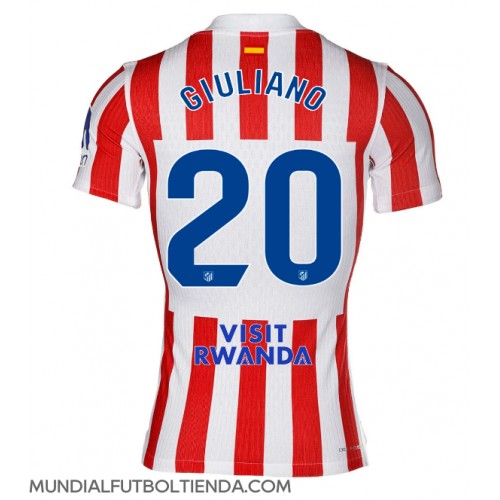 Camiseta Atletico Madrid Giuliano Simeone #20 Primera Equipación Replica 2025-26 mangas cortas